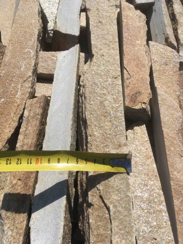 Горбушка златолит золотистый для облицовки купить в Кизеле