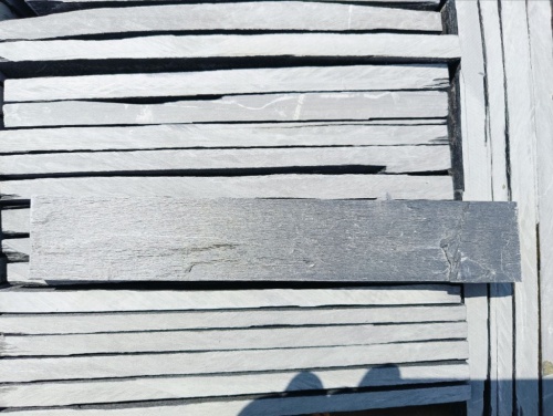 Плитка чёрная из натурального камня фасадная 30 см * 5 см, толщина 7 мм -30 мм купить в Кизеле