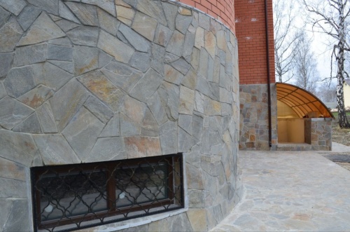 Плитняк златолит Уральский  для фасада купить в Кизеле